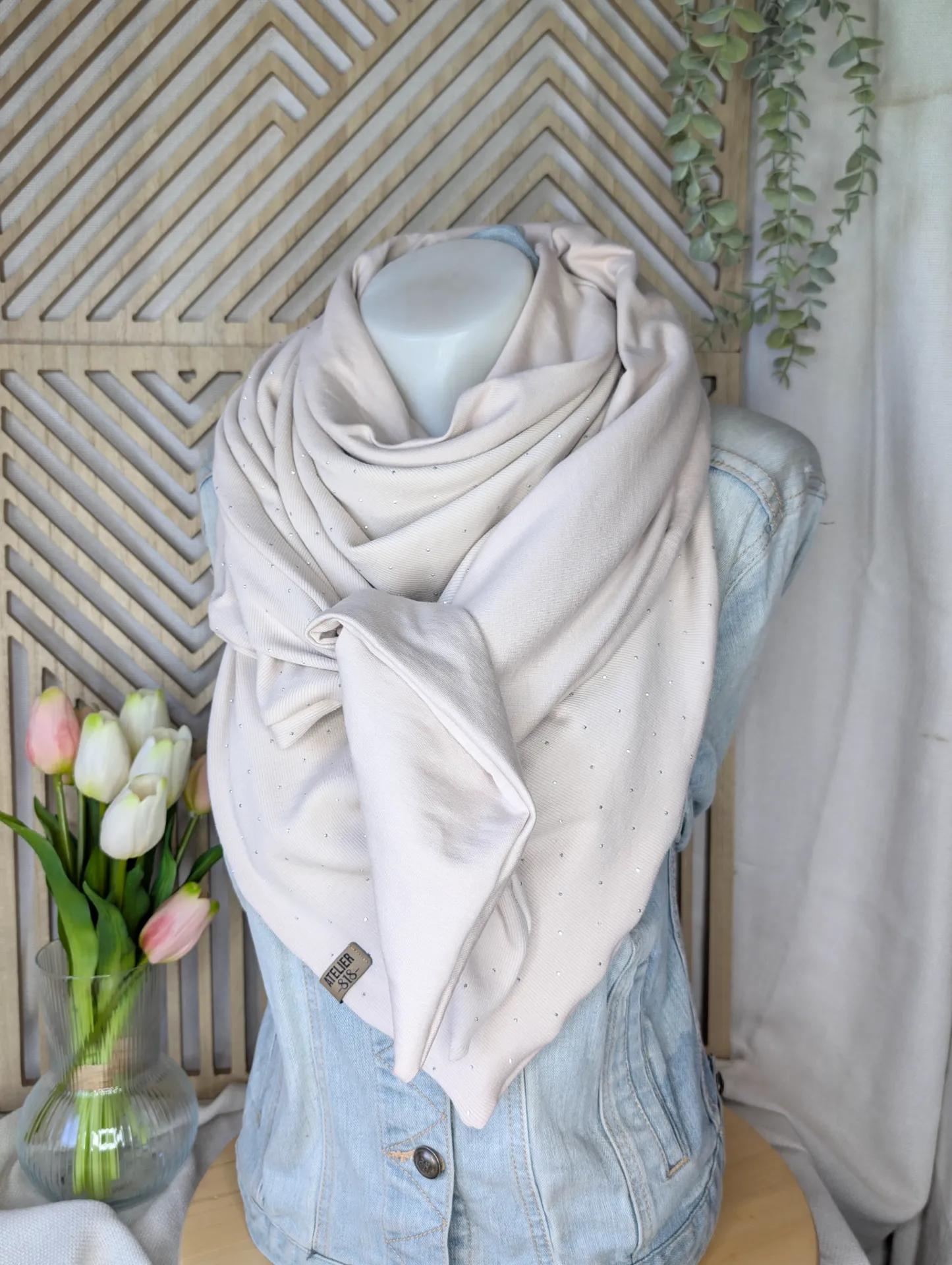 Classique sable strass