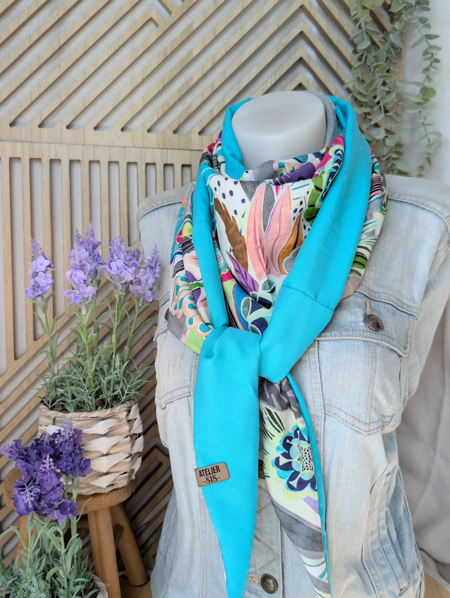 Petit turquoise multicolore