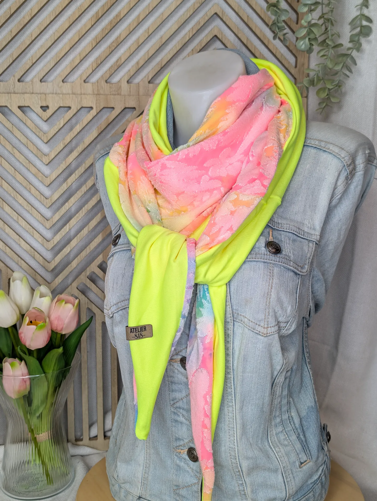 Petit jaune fluo batik
