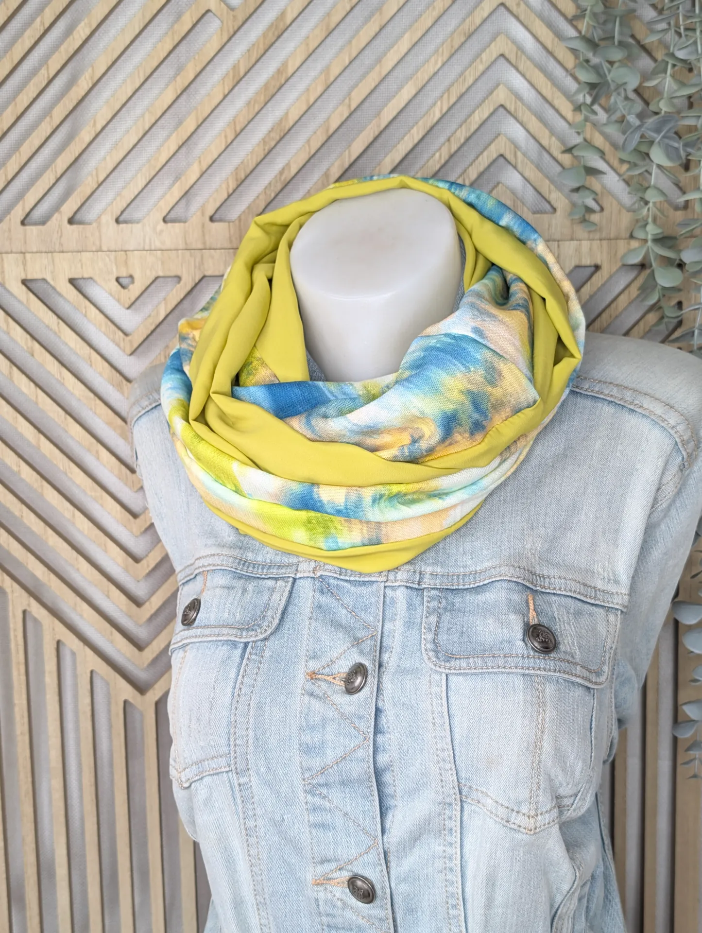 Double tour cumin turquoise