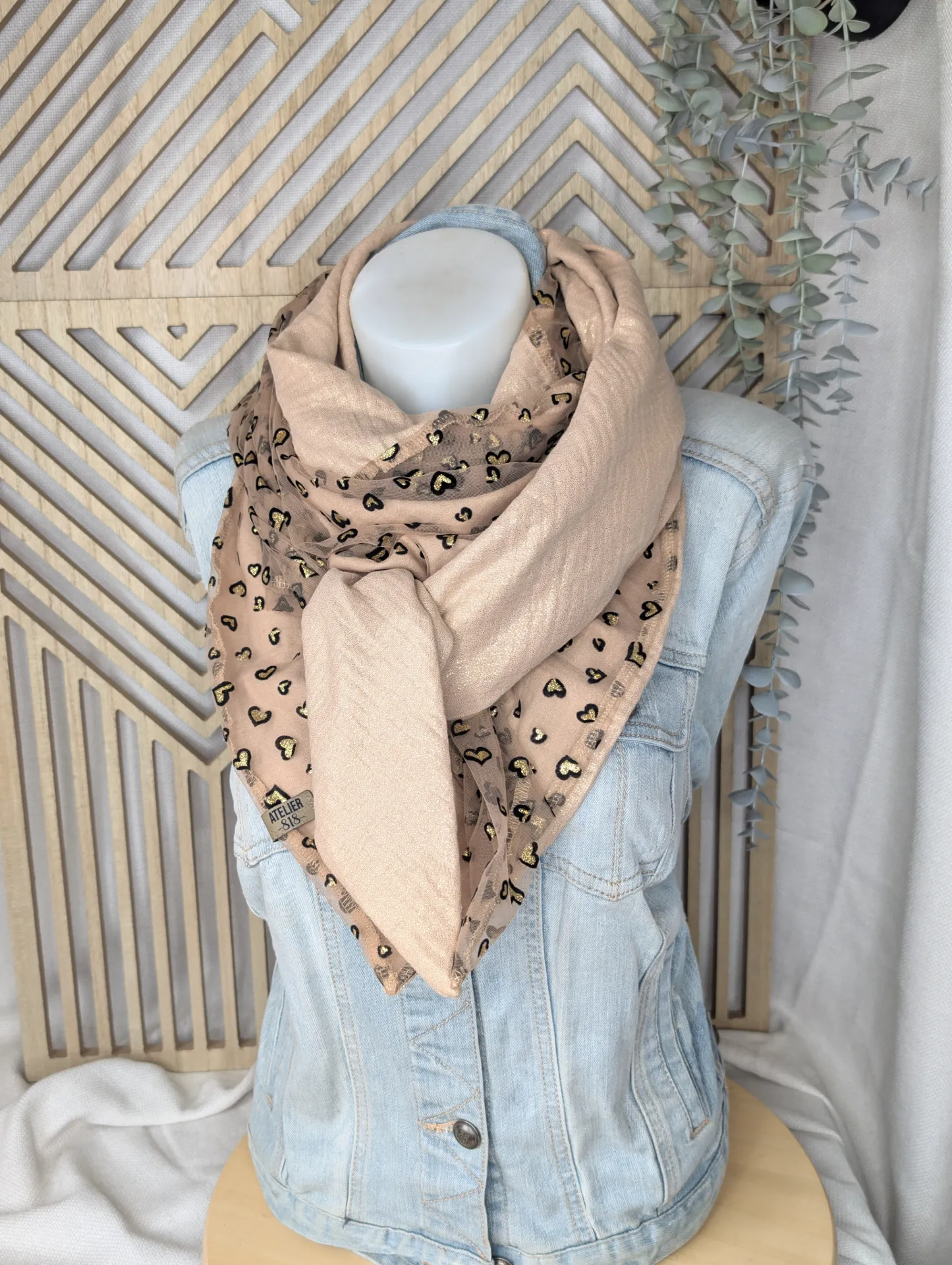 Classique tulle camel doré