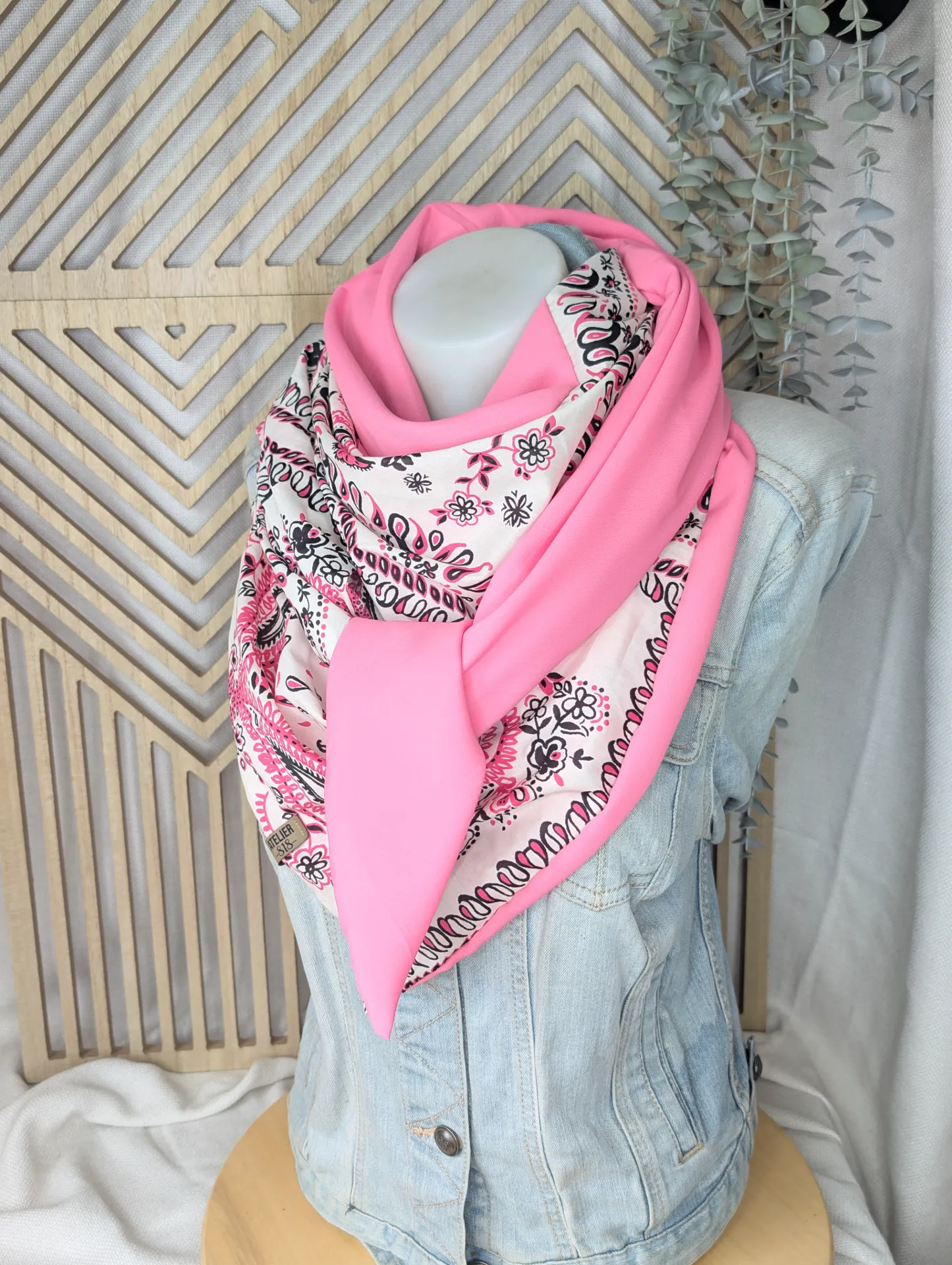 Classique bandana rose
