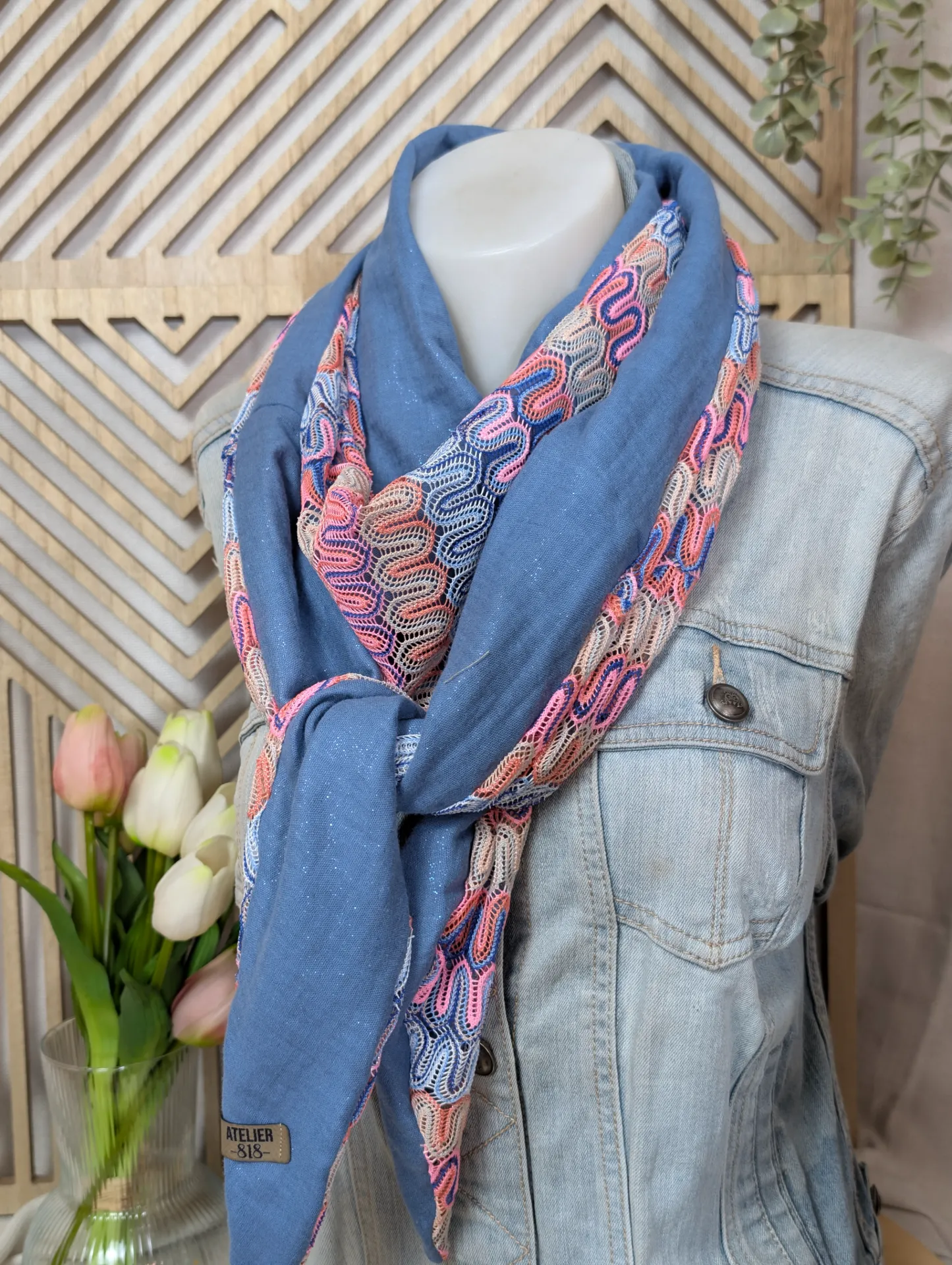 Petit crochet bleu jeans